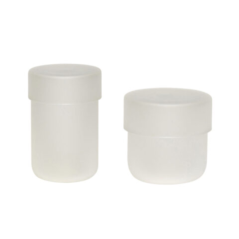 Pop Storage Jars Small Frosted (set of 2)