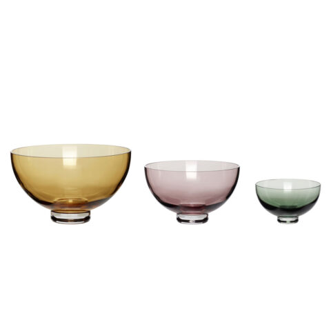 Radiant Bowls Multicolour (set of 3)
