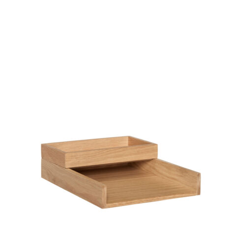 Rail Desk Organiser Natural (set of 2)