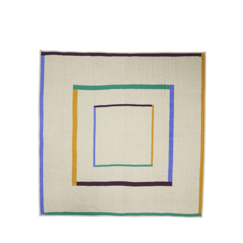 Twist Couvre-lit Carré 260x260 Sable/ Multicoloré