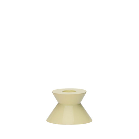 Two Candleholder Yellow