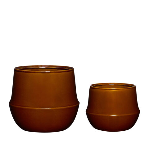 Vibe Pots Brown (set of 2)