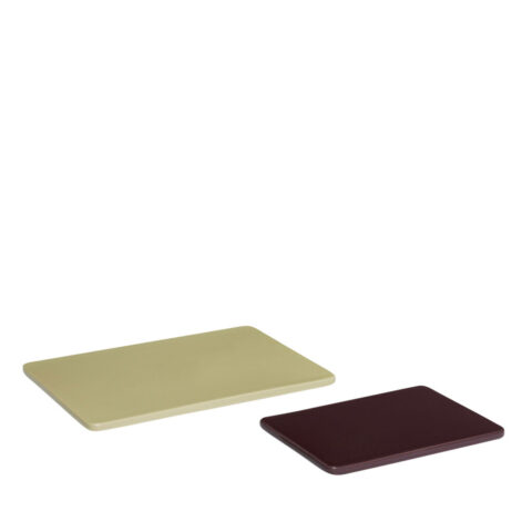 Amare Trivets Large Light green/Maroon (set of 2)