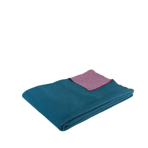 Cuddle Decke Petrol/Burgundy