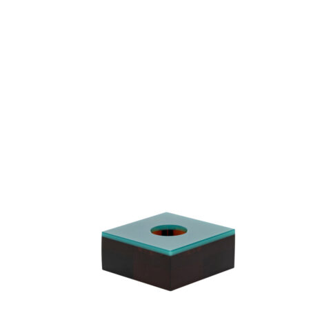 Flux Teelichthalter Grün/Braun