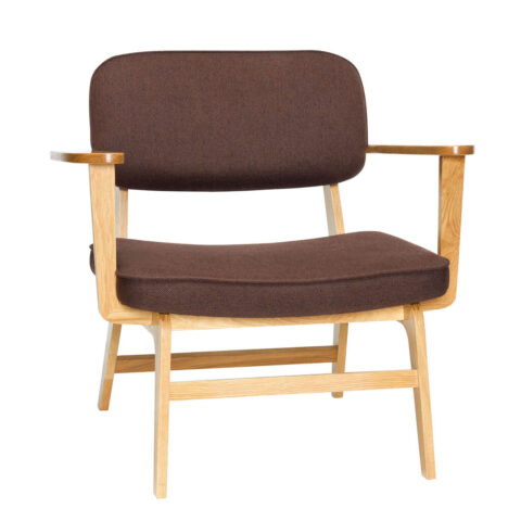 Haze Lounge Chair Dark Brown