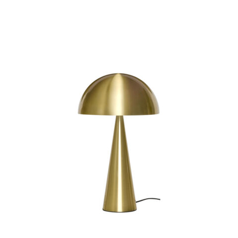 Mush Table Lamp Tall Brass