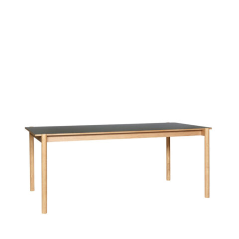 Oblique Dining Table Rectangular Black
