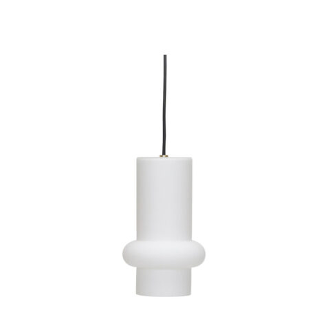 Pilule Pendant Down Matt White