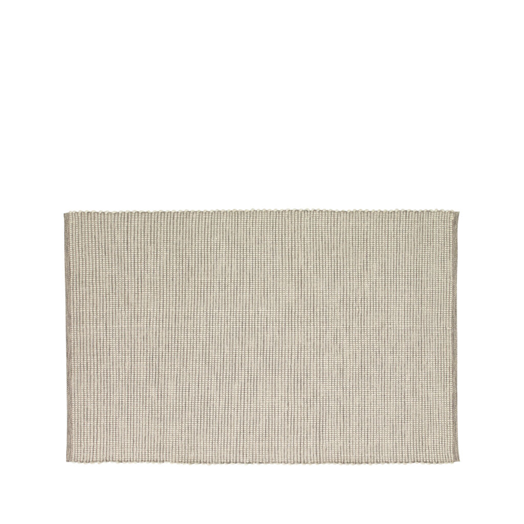 Poppy Kitchen Rug Poppy Rug Large Grey/White - Hübsch