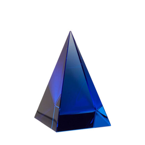 Prism Paper Weight Blue