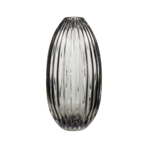 Ripple Vase Grau