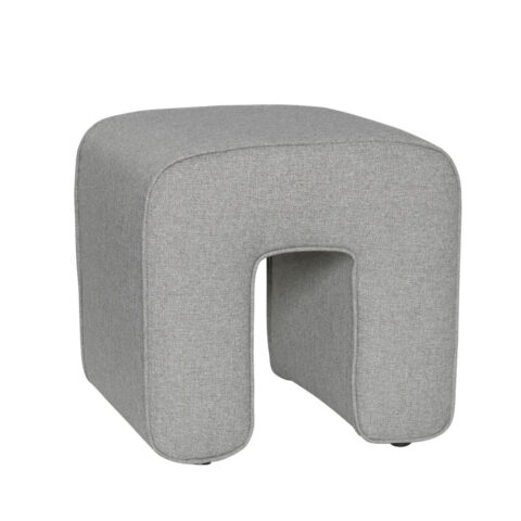 Sculpture Pouf Grau