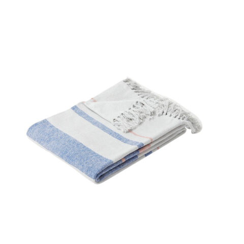 Shell Decke Blau/Weiß