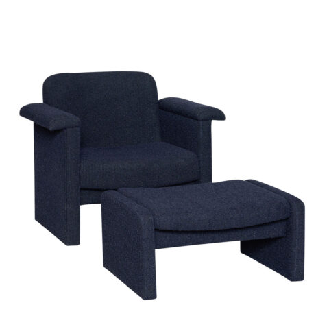 Softy Lounge Chair Dark blue (set of 2)