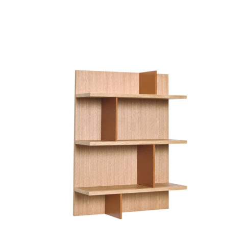 Stand Shelf Oak/Red