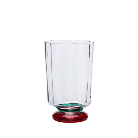 Verre Vase Green/Red